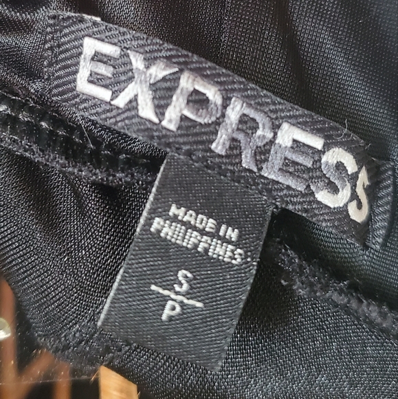 EXPRESS BLACK GOWN MAXI DRESS - Picture 8 of 9